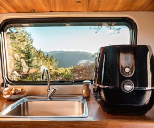 Air Fryer in a Campervan