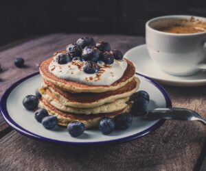 Blueberry Banana Pancakes