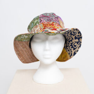 Sari Patchwork Hat (Green)