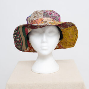 Sari Patchwork Hat (Orange)